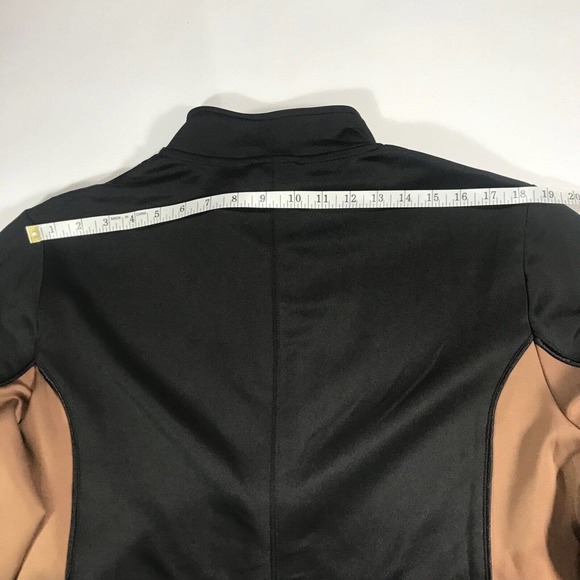 NWT Truth By Republic Mens Track Jacket MN00060M Size Medium Black/Coffee - Picture 11 of 11